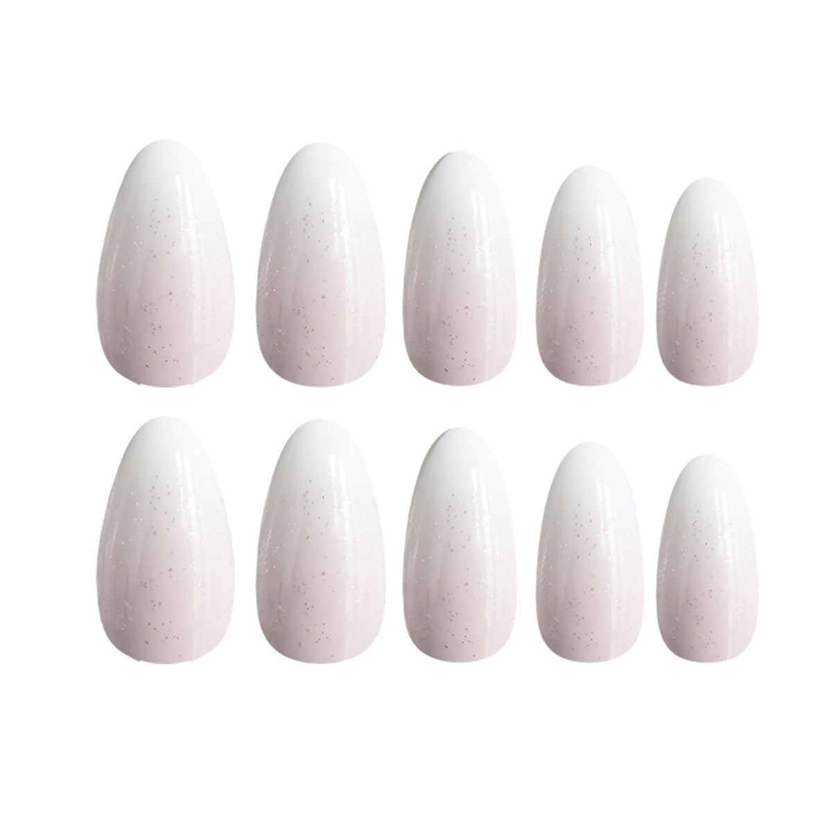 Elegante Glitzernde Ombre Nagelkuns Brehn