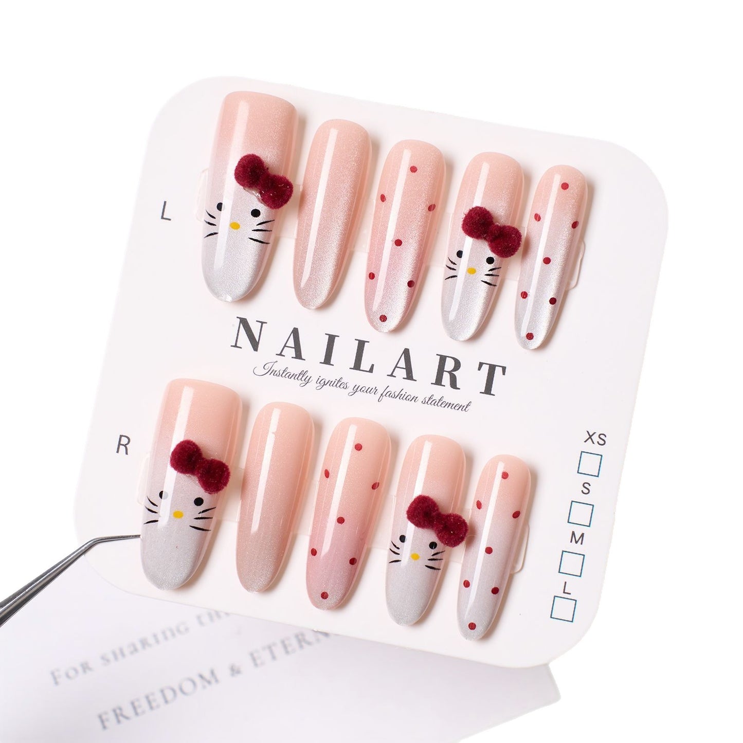 Künstlerisches Charakter-Themen Press-On Nail Set Brehn