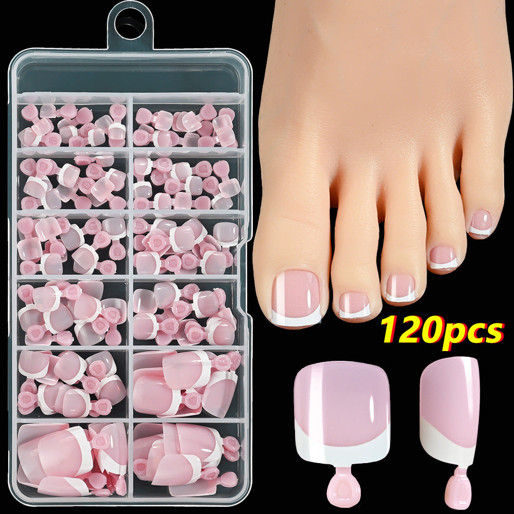 French Tip Gel Fußnagel Set Brehn