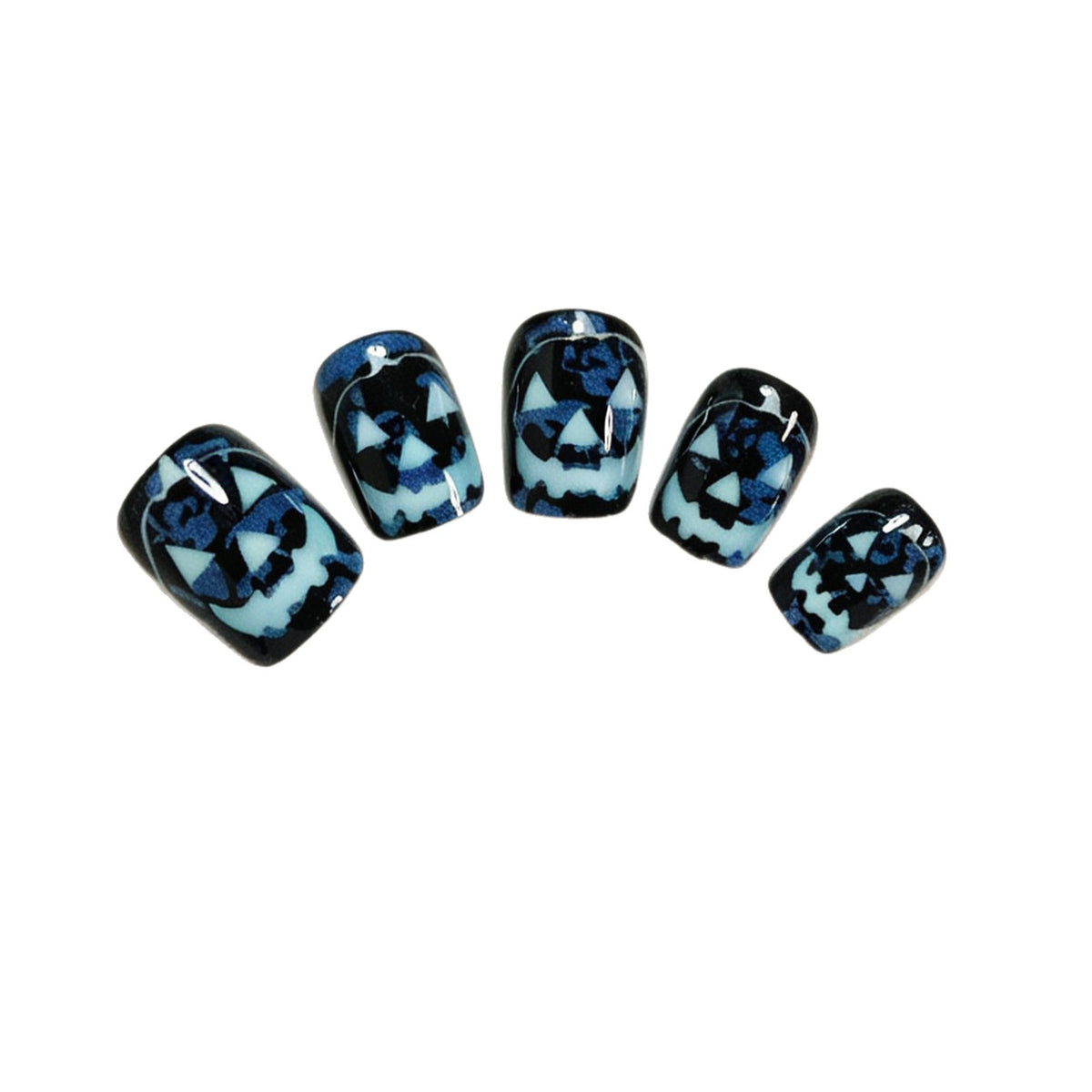 Halloween Leuchten-im-Dunkeln Press-On Nagelkunst Brehn