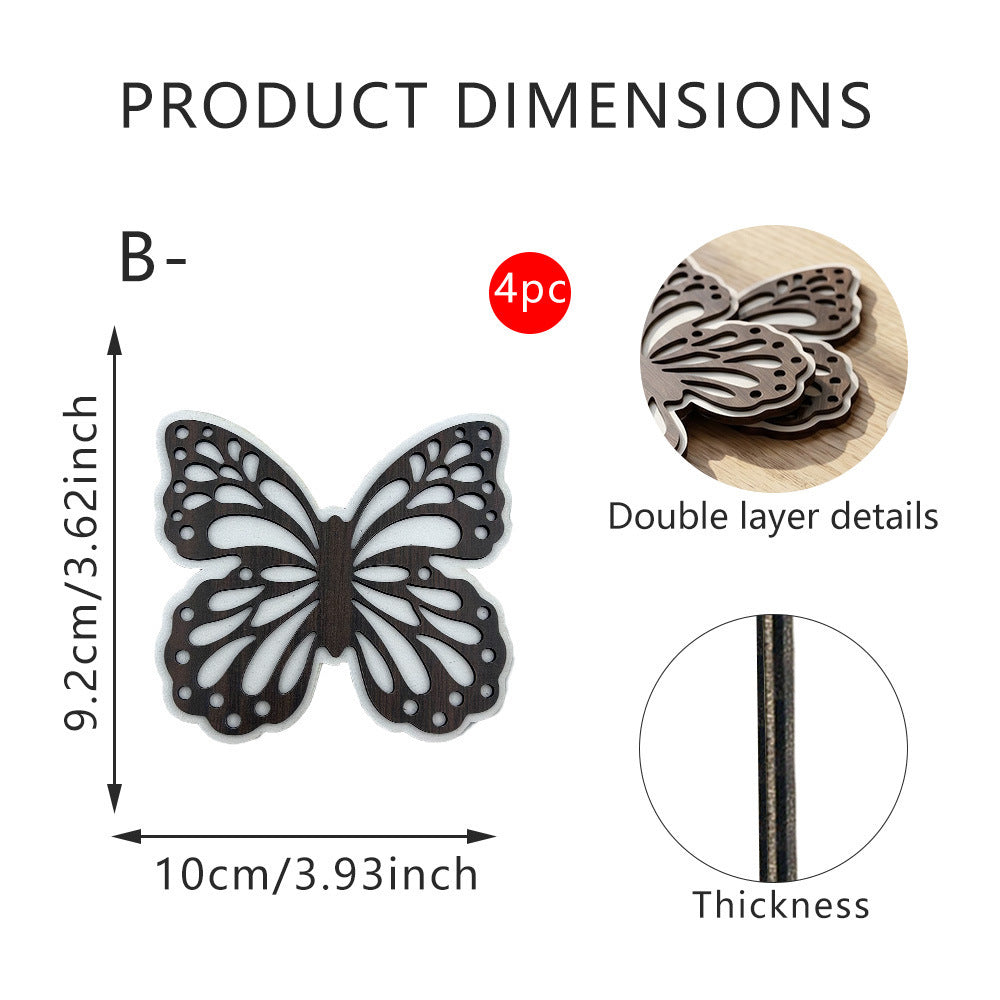 Dekorative Schmetterling Holzfigur Brehn