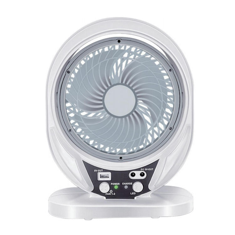 Damen tragbarer 4-in-1 Solarventilator mit LED-Lampe Brehn