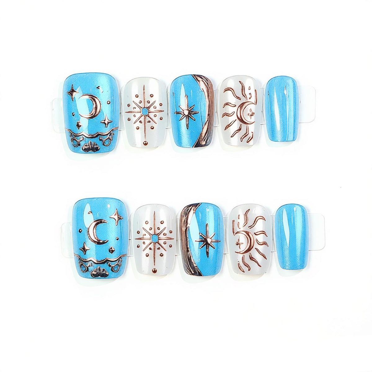 Celestial Press-On Nagelkunst Set Brehn
