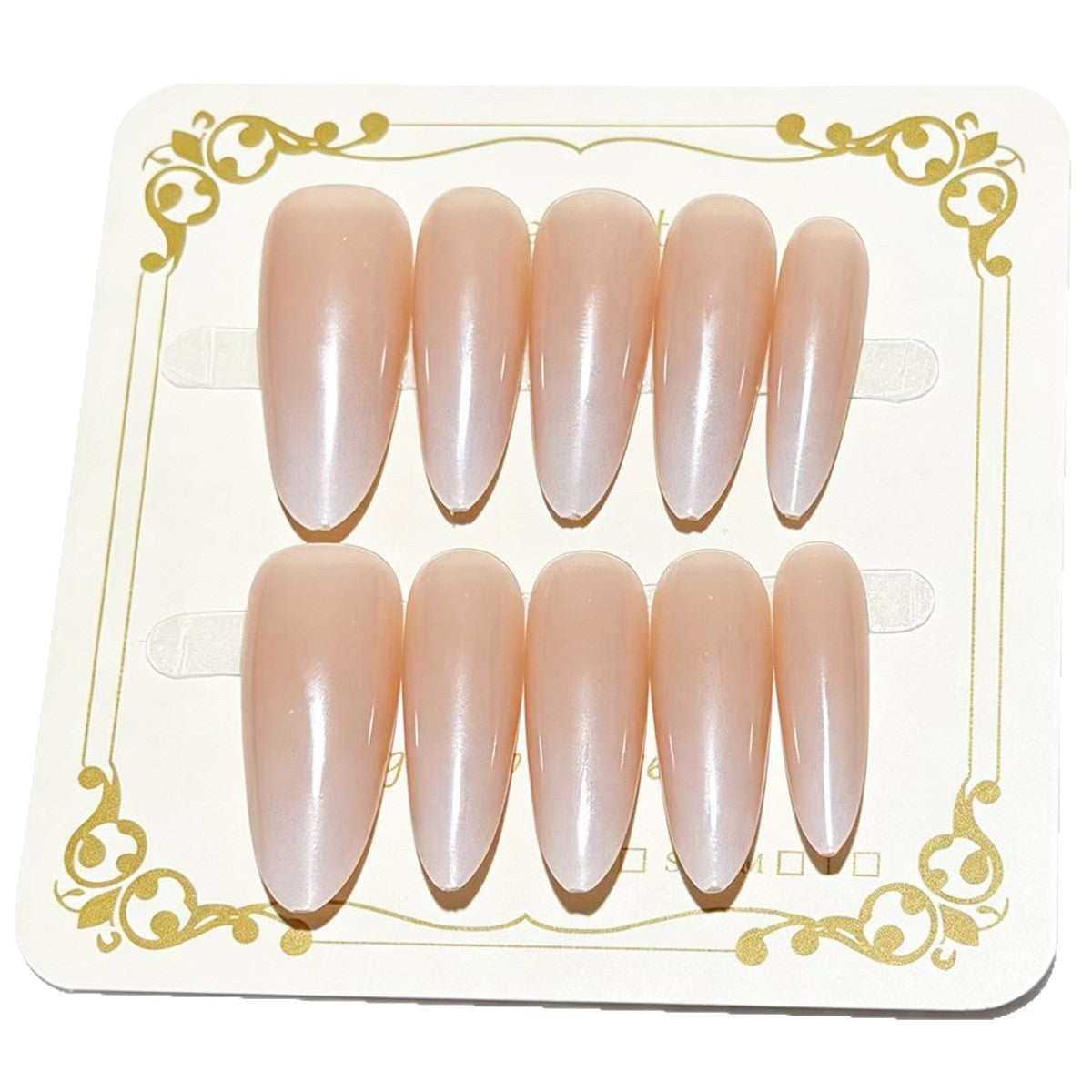 Glänzende Ombre Press-On Nagelspitzen Brehn