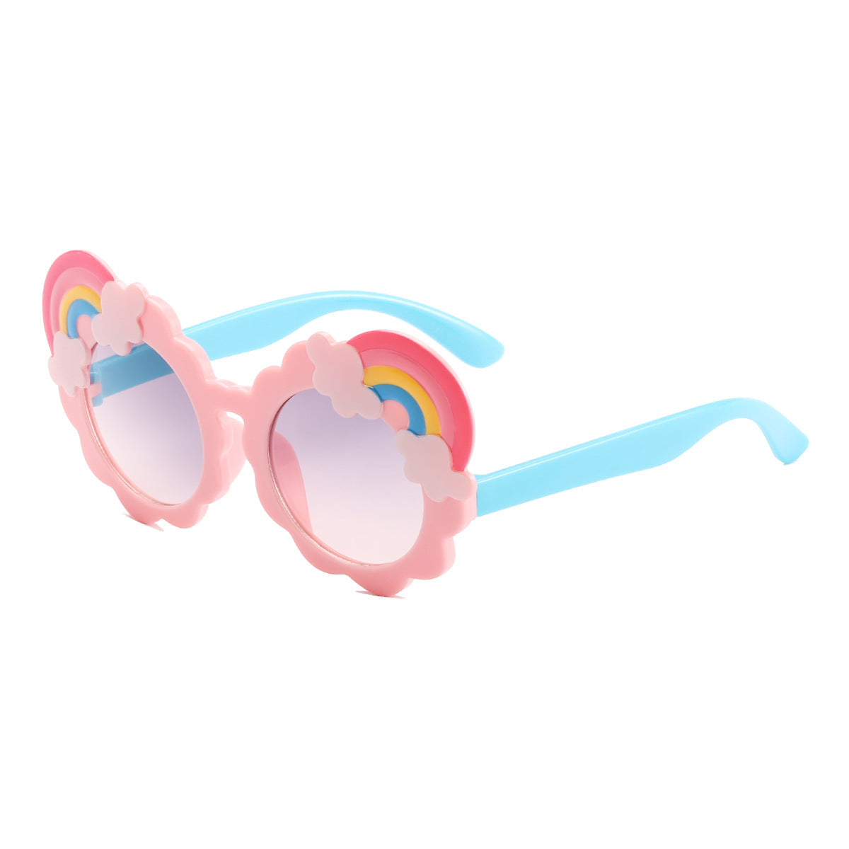 Damen designorientierte Sonnenbrille mit blütenförmigem Rahmen Brehn