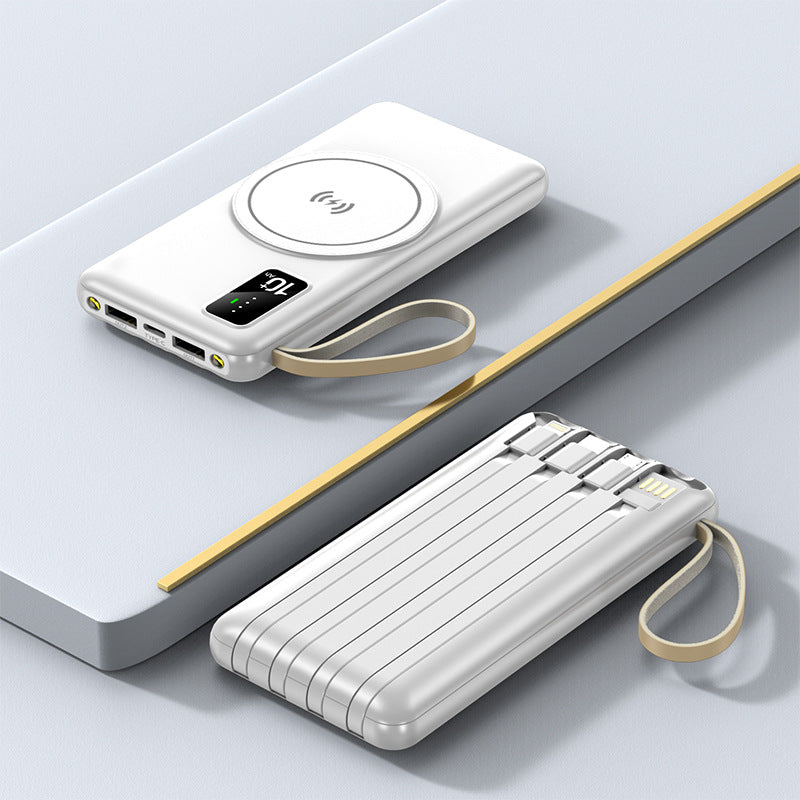 Tragbare Qi-Lade-Powerbank mit Multifunktionalen Usb-Anschlüssen Brehn