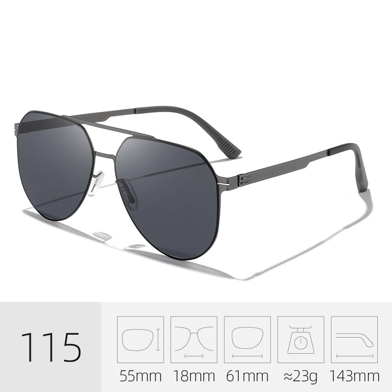 Premium leichte Aviator Sonnenbrille Brehn