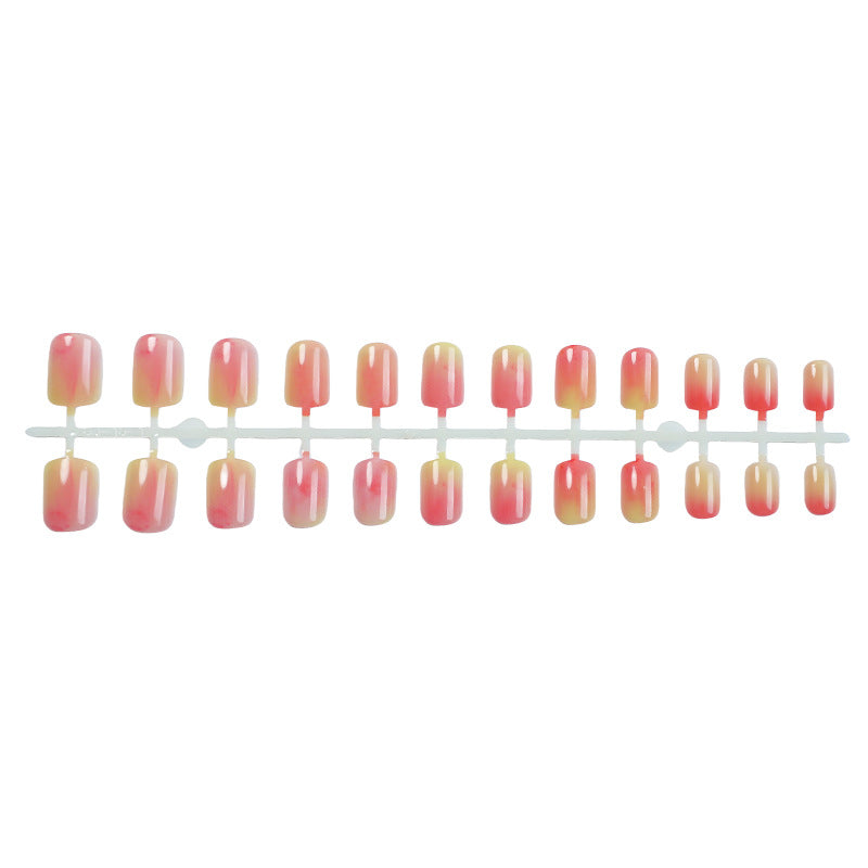 Ombre Acryl Press-On Nagelkunst Set Brehn