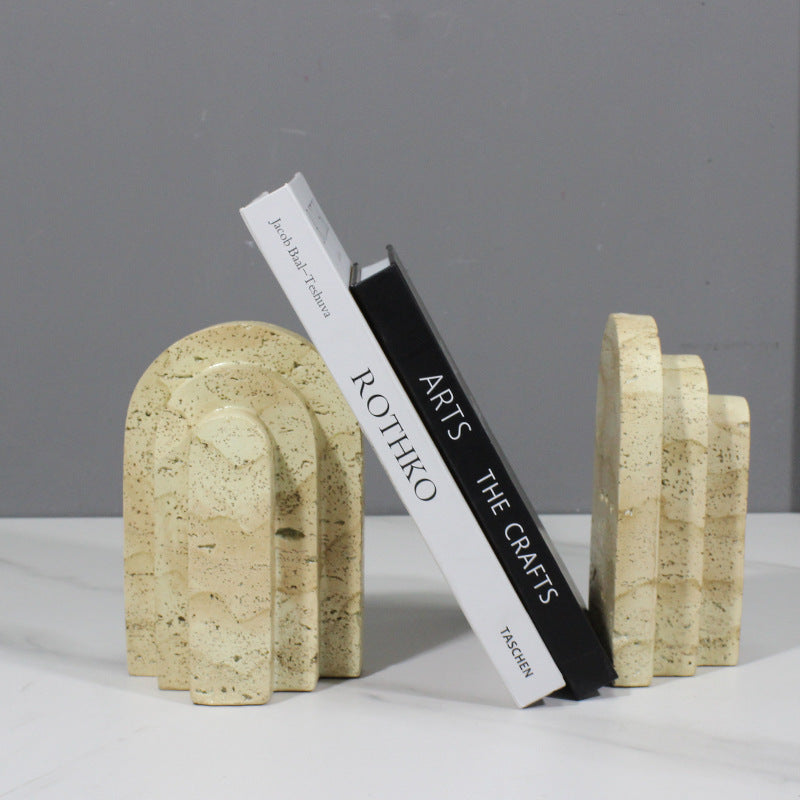 Dekorative Architektonische Buchstützen