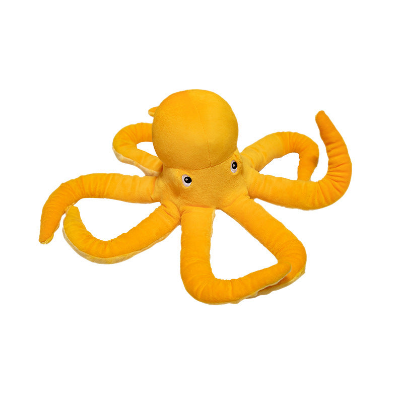 Soft-Octopus Boden Kuschelkissen mit gewellten Tentakeln und schwerem, umarmbarem Kern Brehn