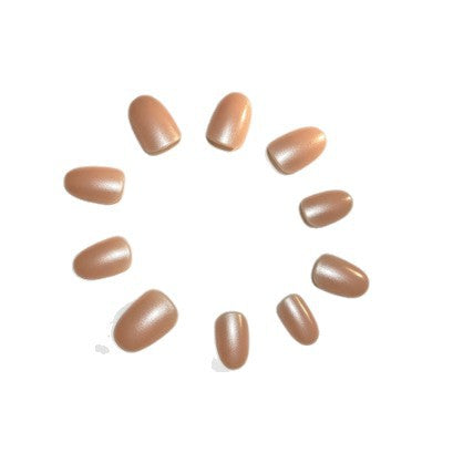 Natürlicher Finish Press-On Nagelverlängerungen Brehn