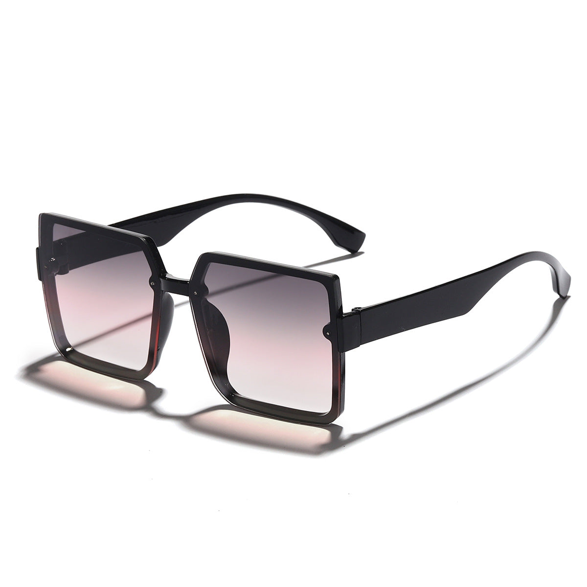 Damen Quadrat-Sonnenbrille mit retro-inspiriertem Design und weichen Gläsern Brehn