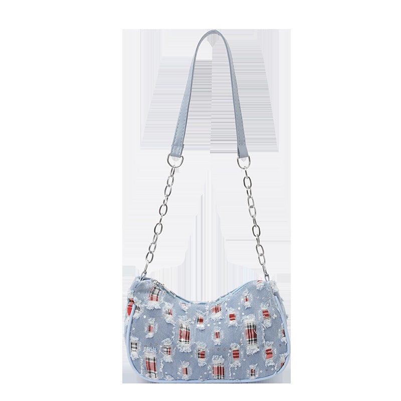 Sternenmuster Schultertasche