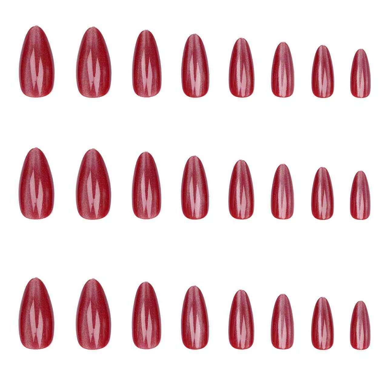 Luxuriöses Glänzendes Druck-Nagelset Brehn