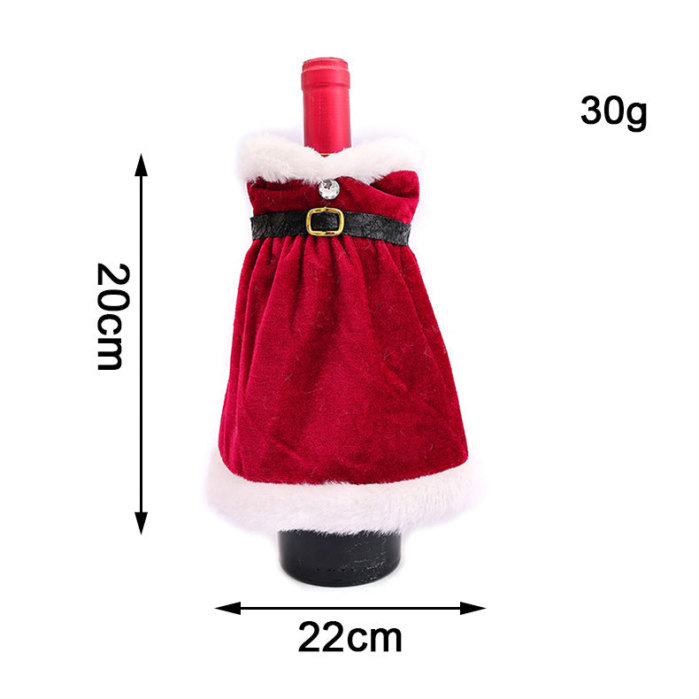 Weihnachtsflascheverkleidung