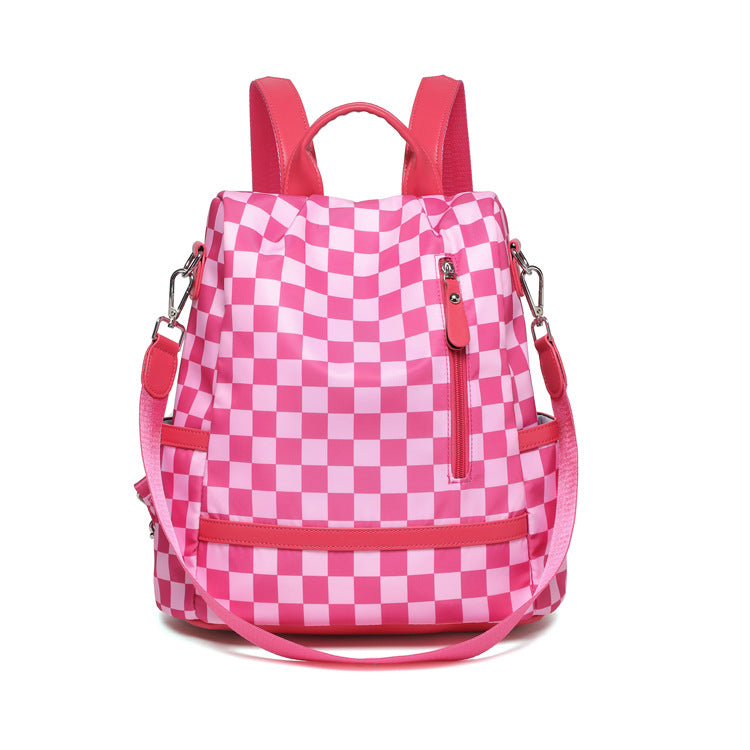 Stylische kariert Rucksack Brehn