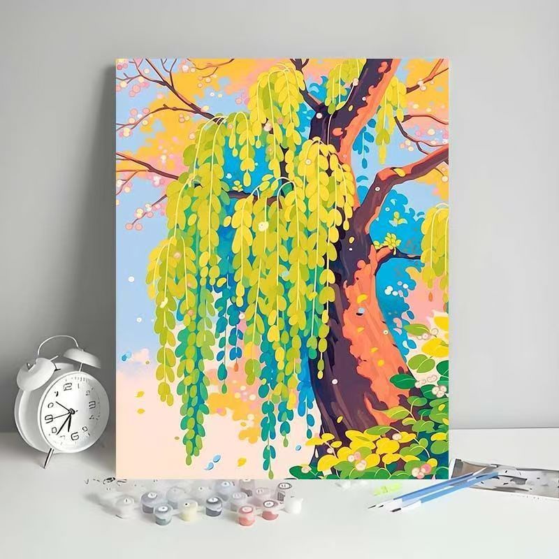 Outdoor Scenic Tree Art Canvas Kit Brehn