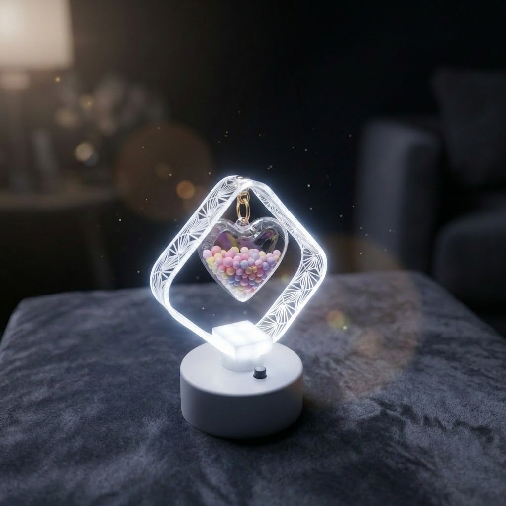 Herzförmige LED Tischlampe