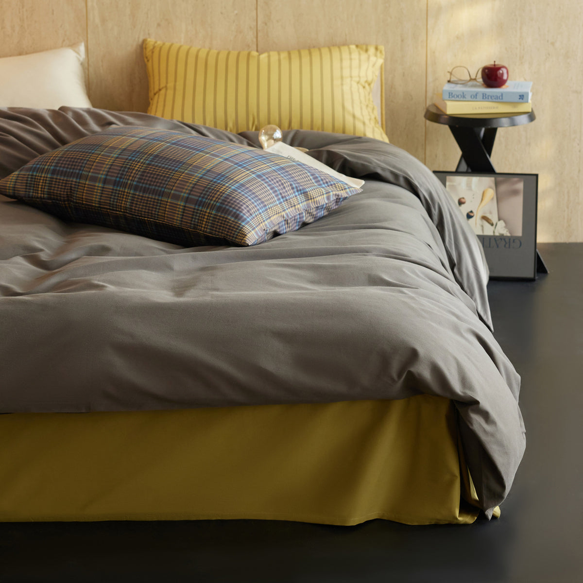 Luxus Baumwoll-Satin Bettbezug Set