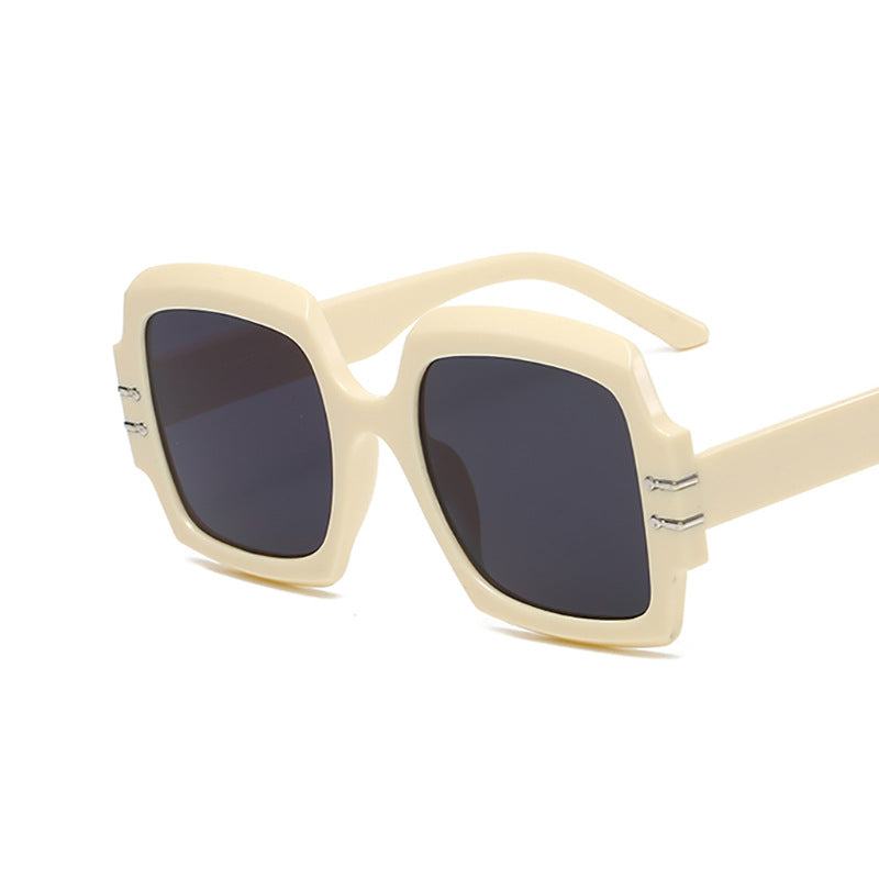 Übergroße Statement Square Sonnenbrille