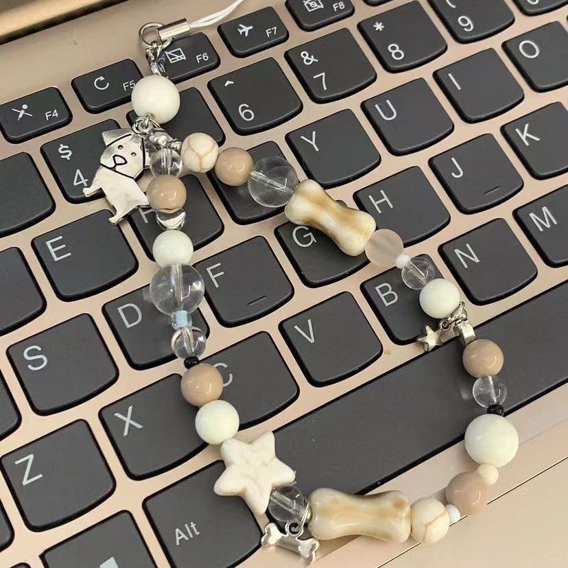 Hund-Themen Charm Perlenarmband Brehn
