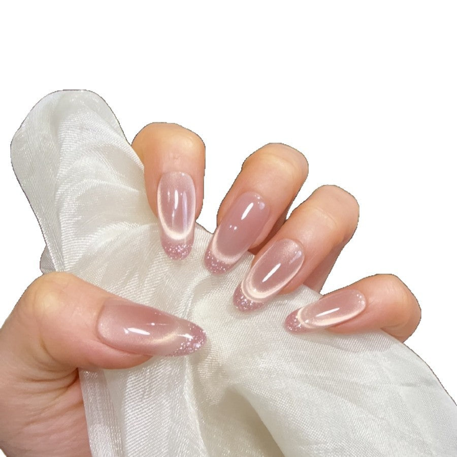 Elegante Gradient Press-On Nägel Brehn