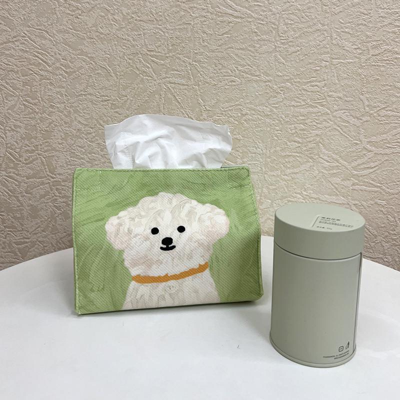 Dekorativer tissue box cover im Cartoon-Design Brehn