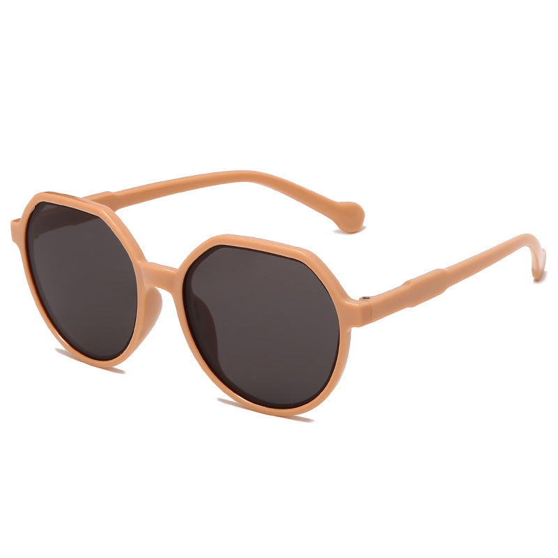 Damen modische Sonnenbrille mit markantem Achteck-Design Brehn