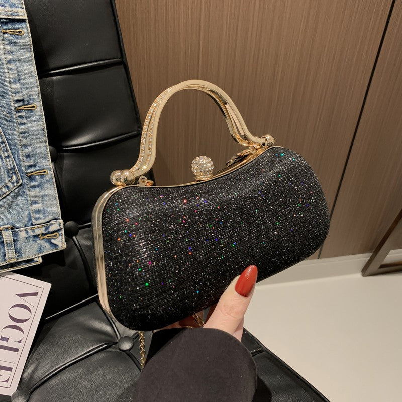Elegante Perlen Abendhandtasche