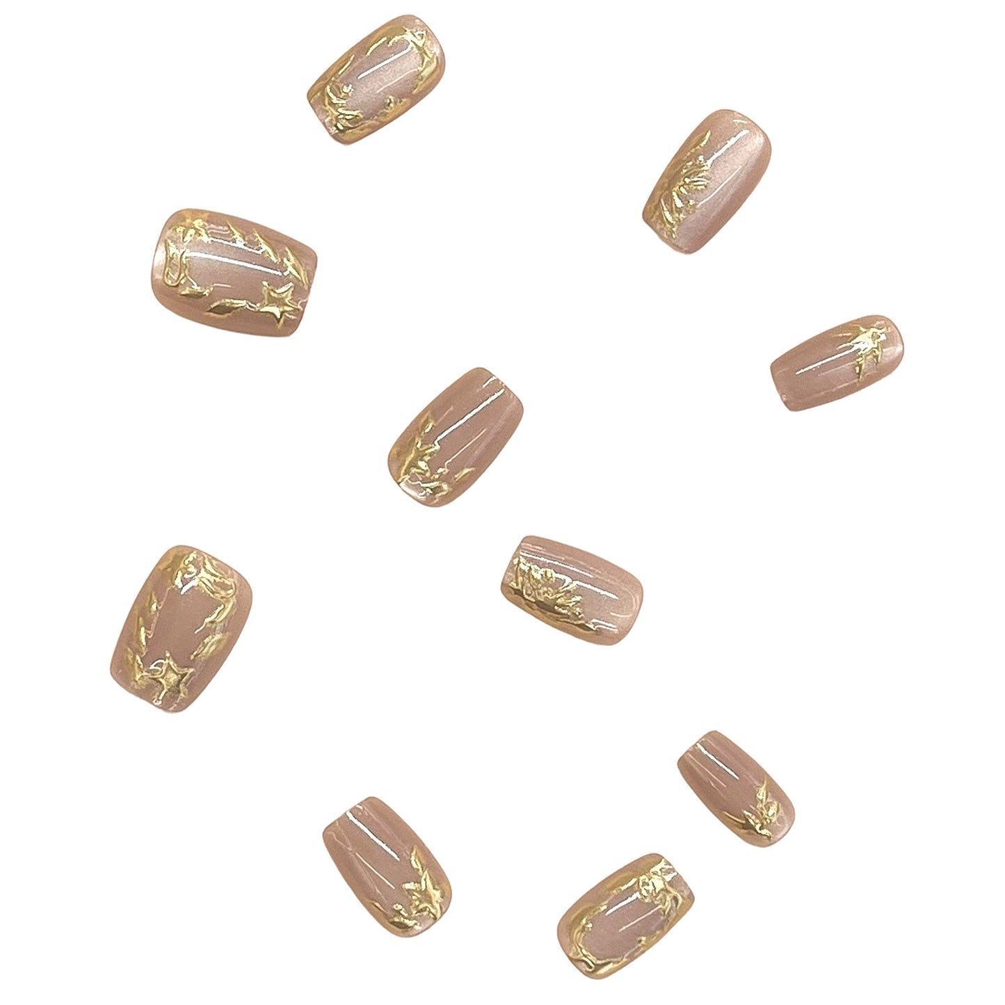 Elegantes Press-On Nagelset Brehn