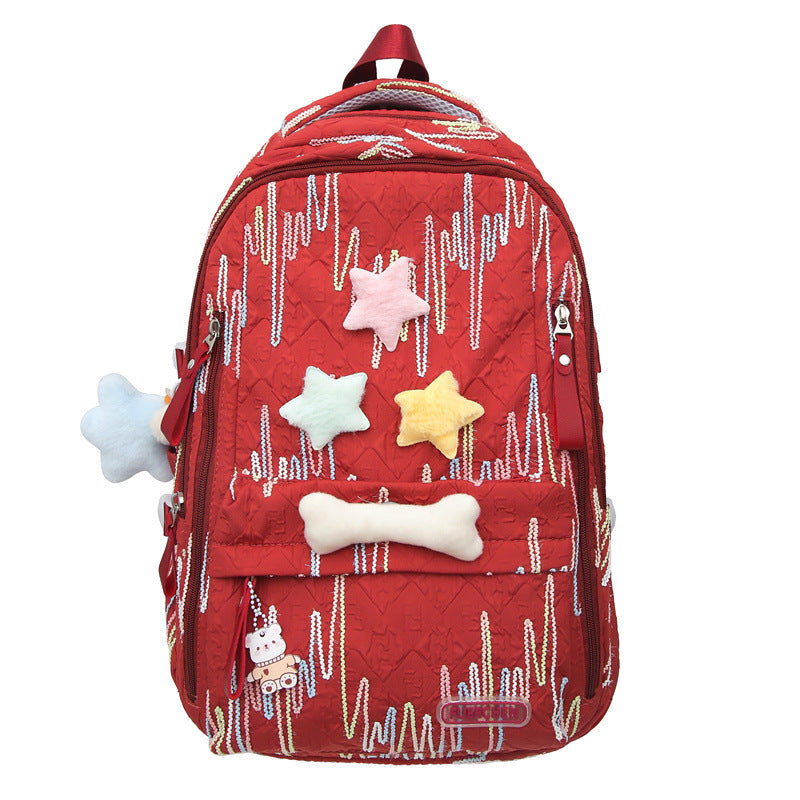 Verspielt Charakter Verziertes Rucksack Brehn