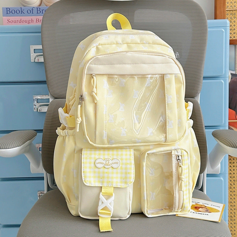 Verspielter Hasen-Themen-Rucksack