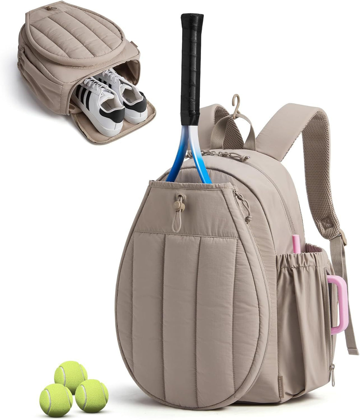 Tennis-Schläger- und Schuh-Rucksack Brehn