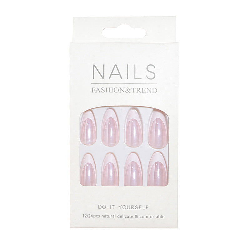 DIY Natürlicher Glänzender Press-On Nagelset Brehn