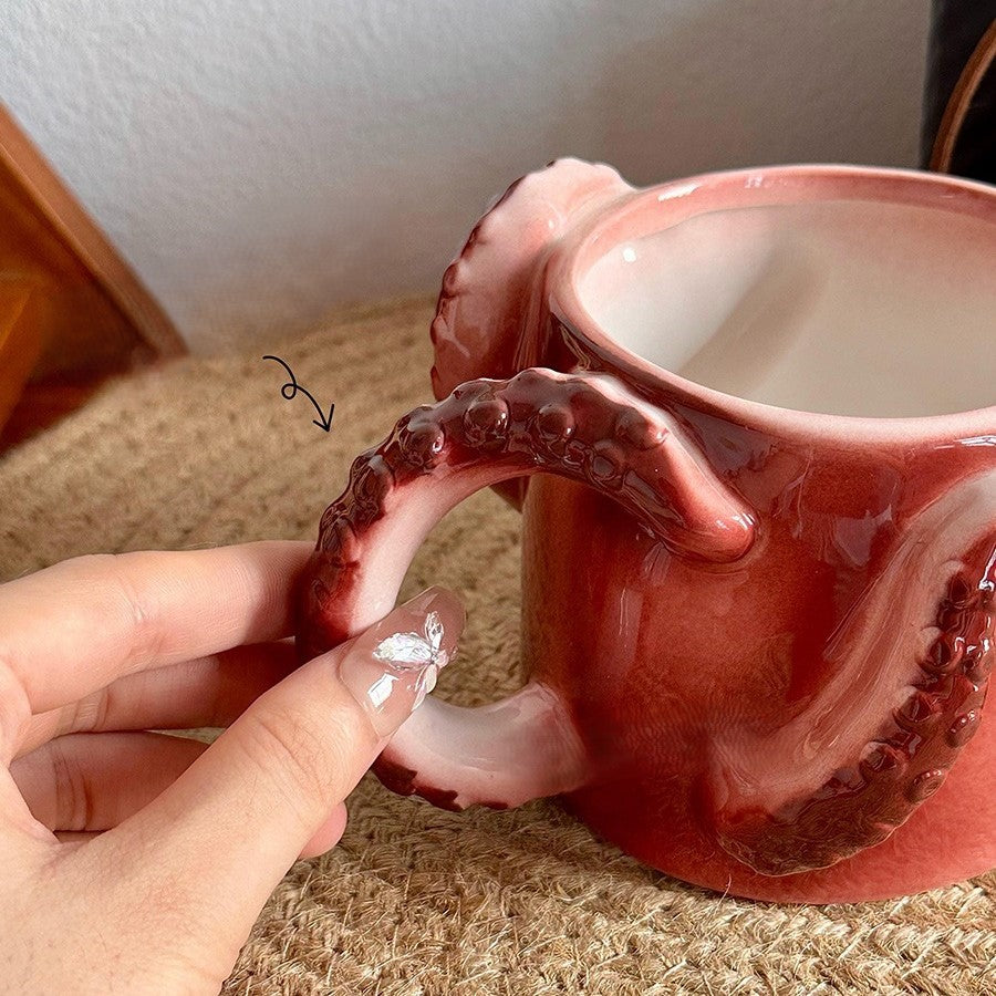 Brehn | Oktopus Tentakel Keramik Kaffeebecher