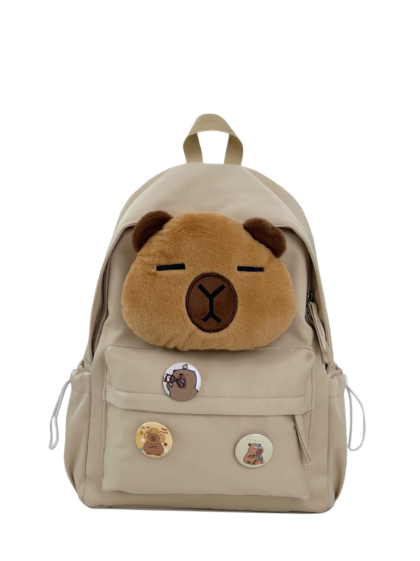 Rucksack mit Kuscheligem Bärenmotiv und Praktischen Fächern Brehn