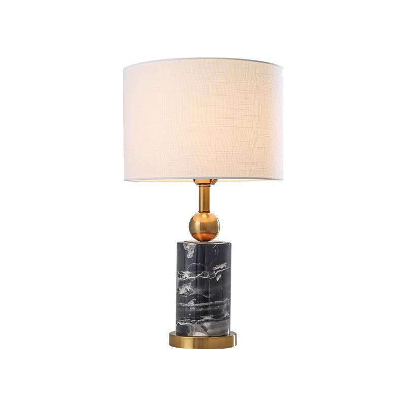 Elegante dekorative Tischlampe mit Marmorbasis