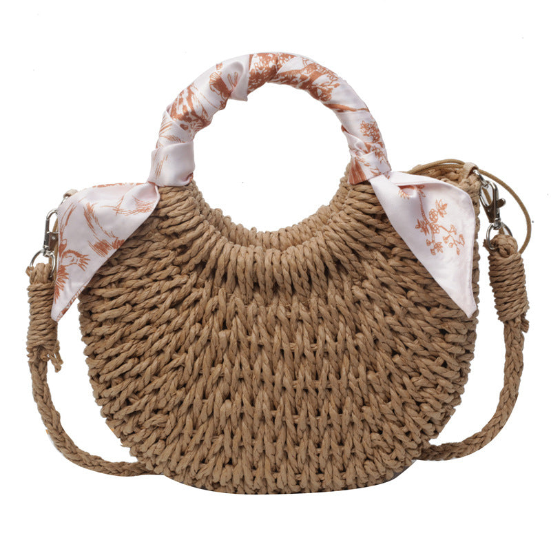 Handgefertigte Geflochtene Strohtasche