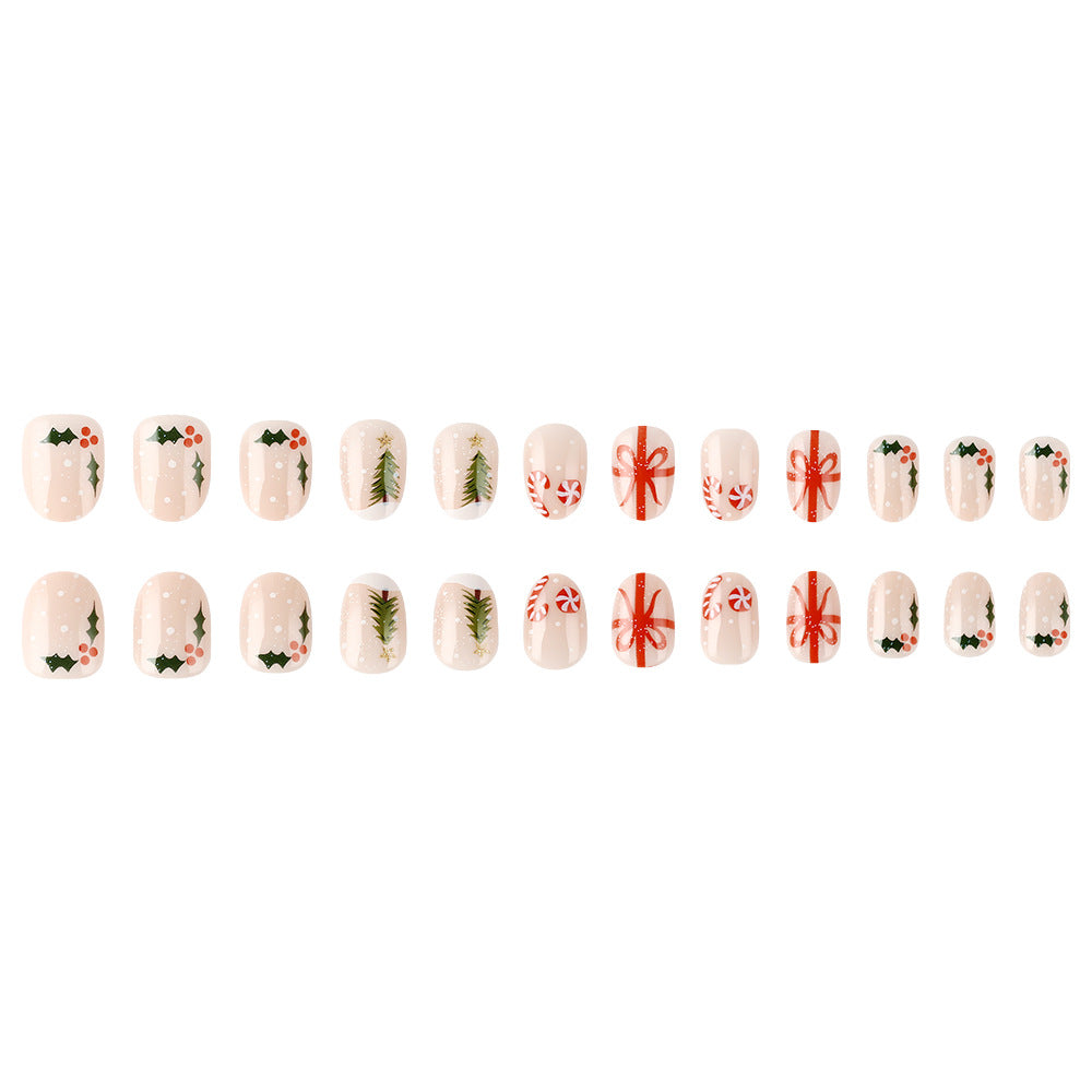 Festlich Gestaltetes Weihnachtsnagelkunstset Brehn
