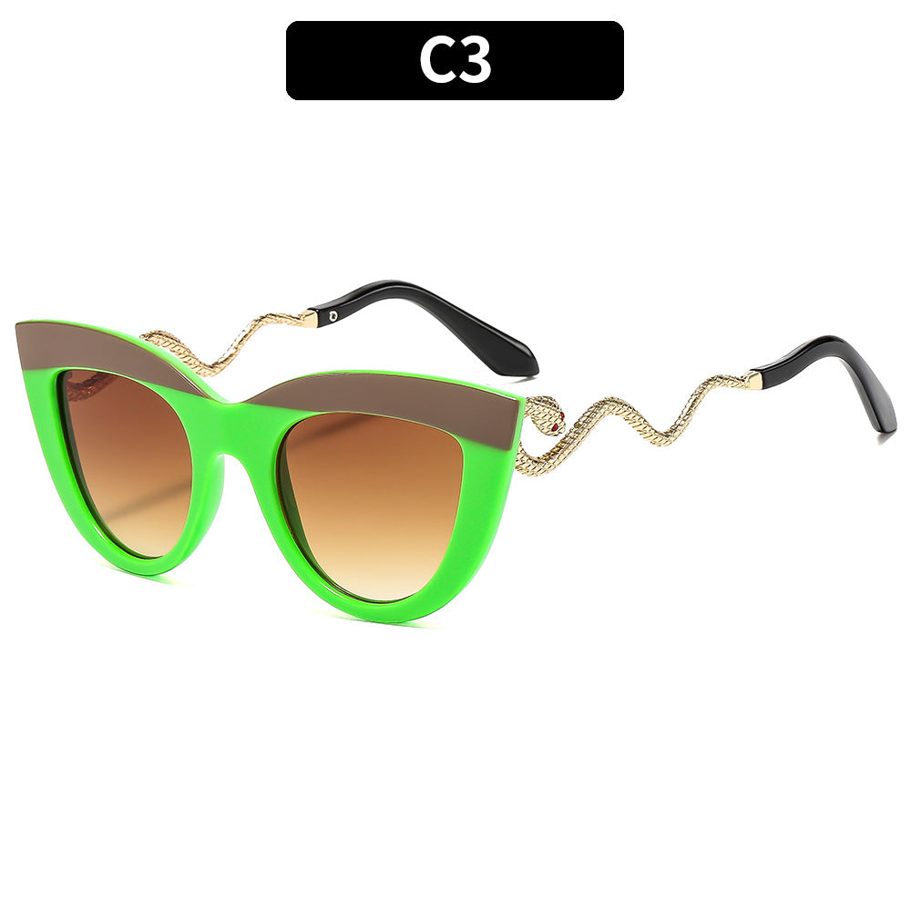 Modische Katzenaugenbrille