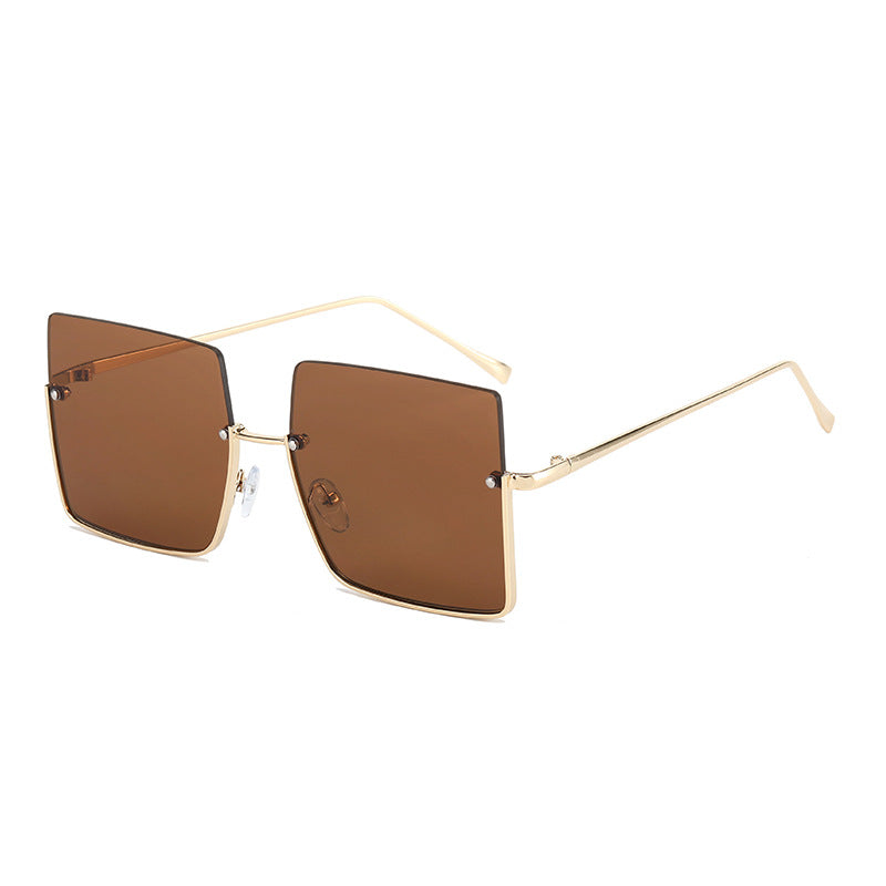 Damen Modische Sonnenbrille im markanten Quadratdesign Brehn