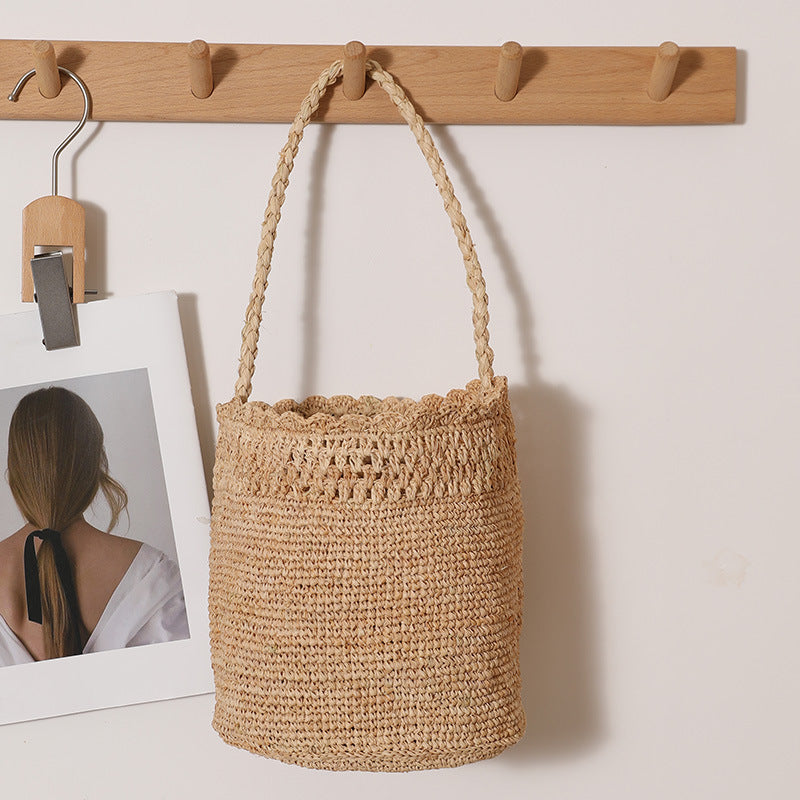 Geflochtene Basttasche Brehn