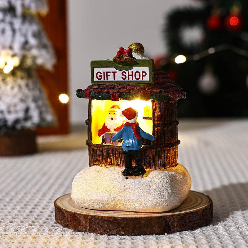 Beleuchtete Weihnachtsdorf-Dekoration Brehn