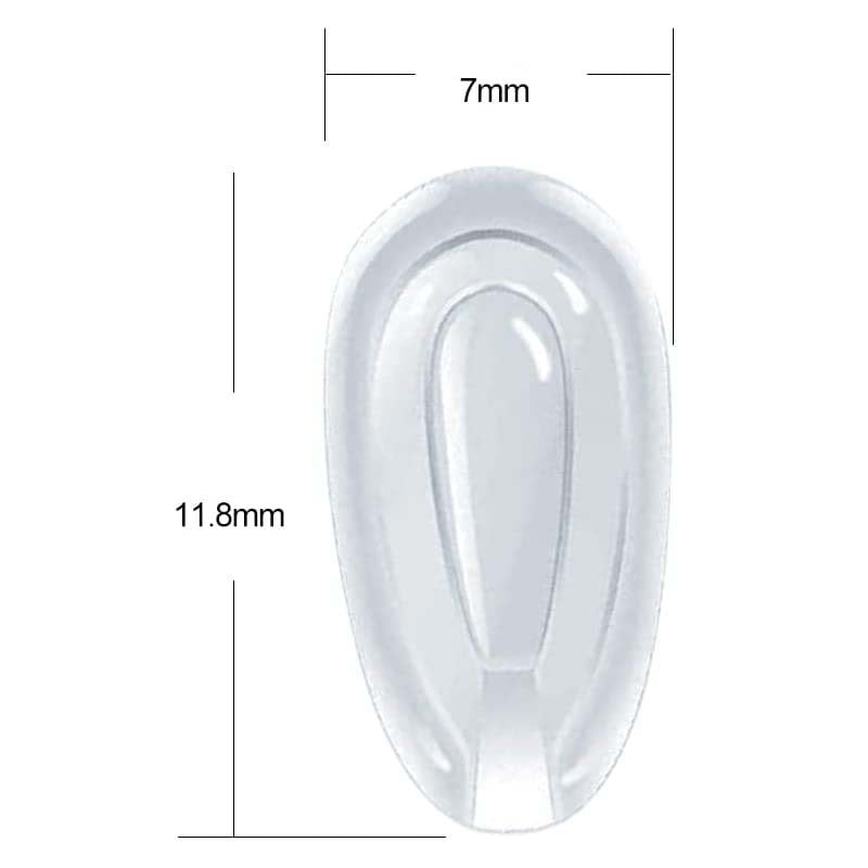 Transparente Gel-Brillen-Nasenpads Brehn