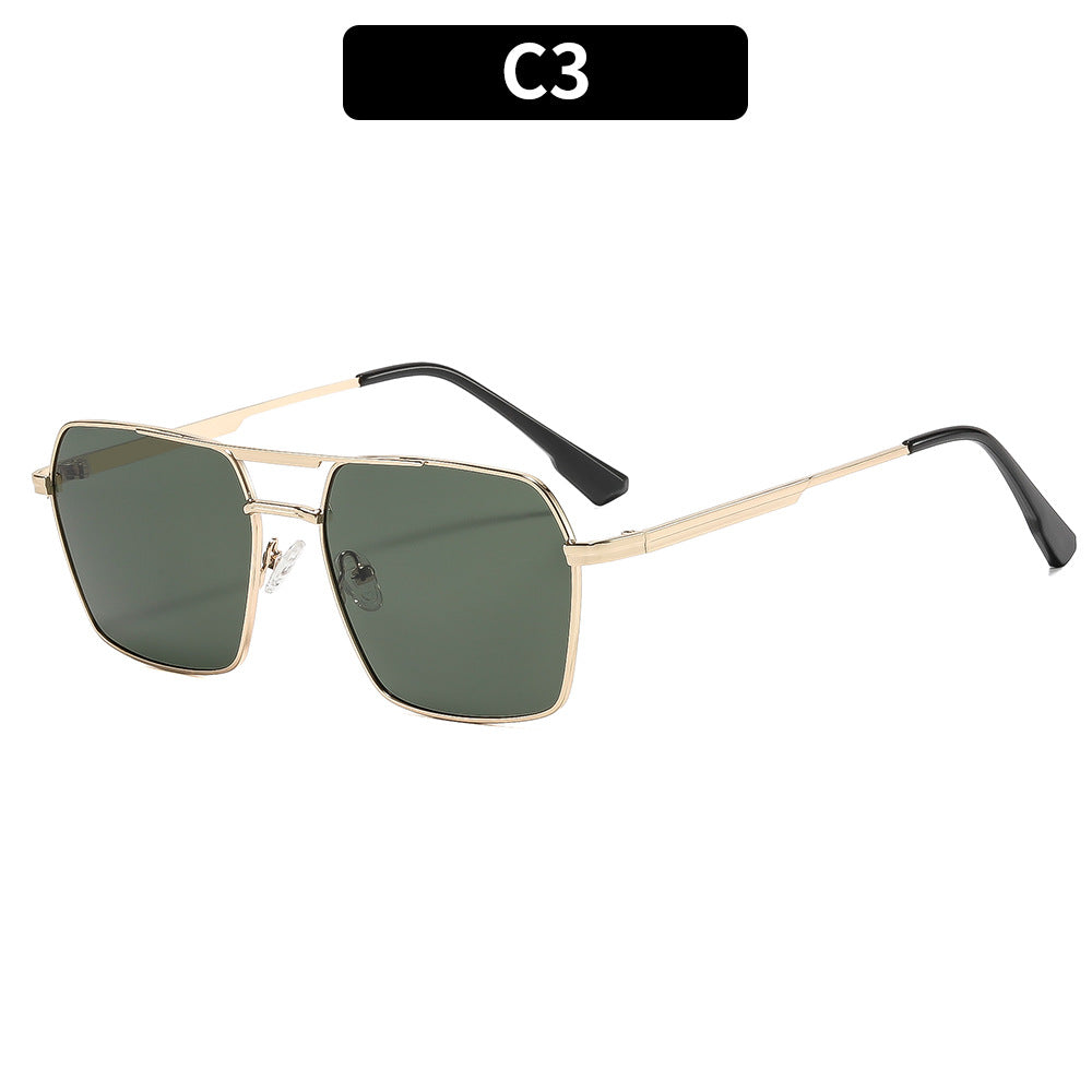 Oversized Quadrat-Sonnenbrille mit Verlaufslinsen