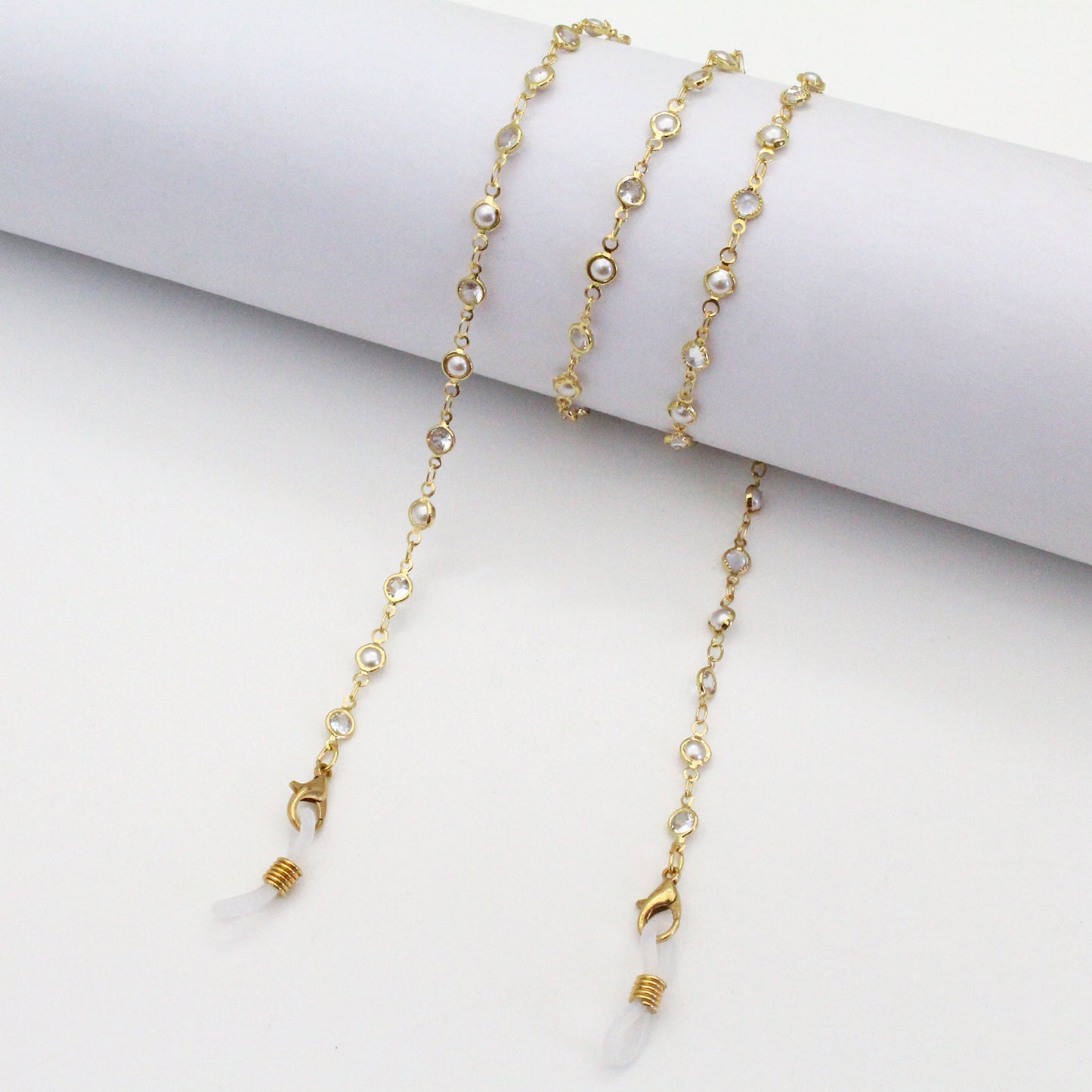 Chunky Bead Schmuck Brille Kette Brehn