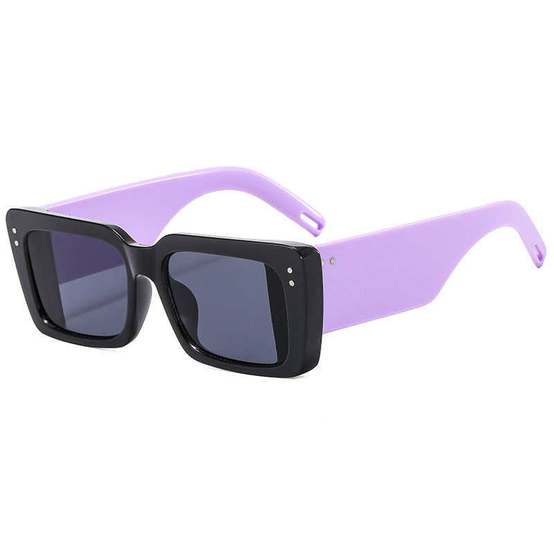 Damen Modische quadratische Sonnenbrille mit eleganter Rahmenstruktur Brehn
