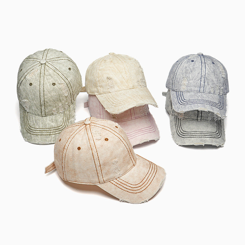 Damen lässige Destroyed-Basecap Brehn 1783610781