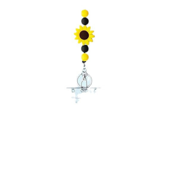 Dekorative Perlen-Lanyard mit ID-Halter Brehn