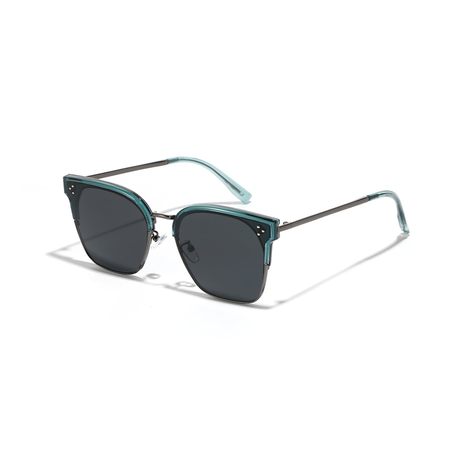 Damen modische Sonnenbrille mit markantem Design und kontrastreichem Rahmen Brehn